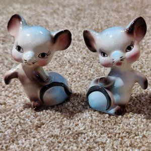 50s Vintage Salt and Pepper Mice